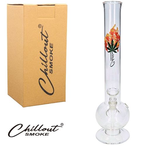 Bongo Szklane Chillout Smoke 35 cm Fajka Wodna Kulista 40 mm na Arena.pl