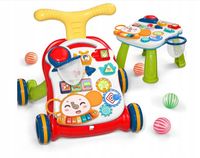 PCHACZ CHODZIK INTERAKTYWNY STOLIK EDUKACYJNY 2w1 STOLICZEK KOSZYKÓWKA