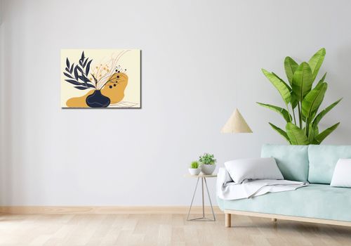 Obraz 70x50cm Spokój Ciemnych Liści na Arena.pl