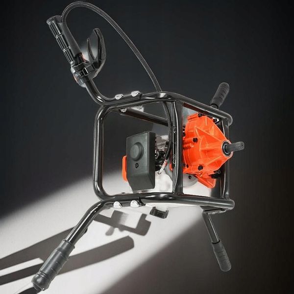 ŚWIDER SPALINOWY WIERTNICA GLEBOWA DO ZIEMI GLEBY ZESTAW + WIERTŁA + OLEJ zdjęcie 5