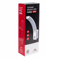 LAMPA LED Z CZUJNIKIEM RUCHU ZMIERZCHU ŚCIENNA KINKIET ZEWNĘTRZNA IP54