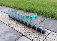 Wertykulator ręczny aerator do trawnika 45 cm na kółkach GREENMILL