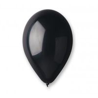 balon czarny (100 szt.) - halloween, urodziny, bal