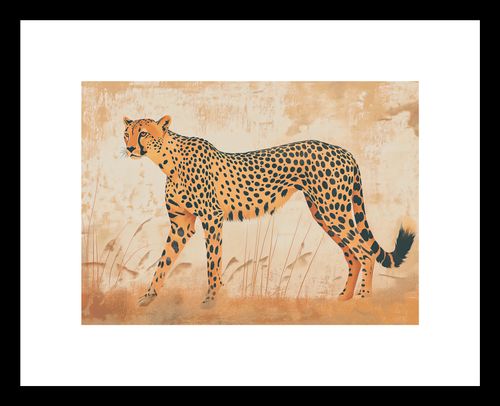 Plakat 18x13cm Gepard w Ruchu na Arena.pl