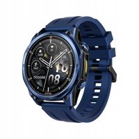 Smartwatch Męski GPS AMOLED Rozmowy MENU PL Mapy Offline Zegarek IP68 sport