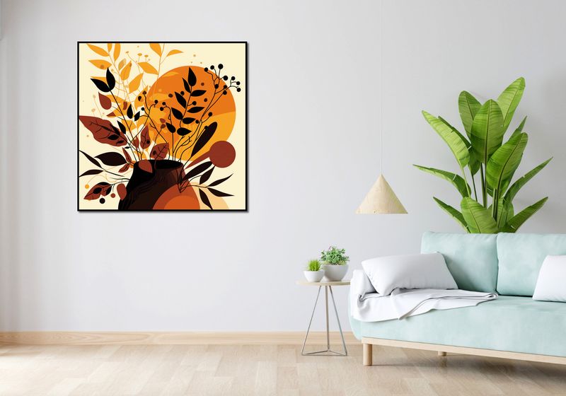 Plakat 100x100cm Bukiet Owoców zdjęcie 4