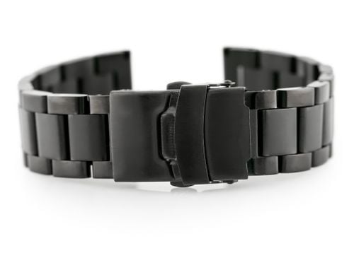 Bransoleta Pacific M3 - Solid Steel - czarna 24mm na Arena.pl