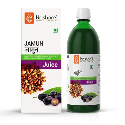 Sok regulujący cukier we krwi Jamun Juice Krishna's 500ml na Arena.pl