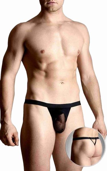 Mens Thongs 4494 - Black M/L zdjęcie 1