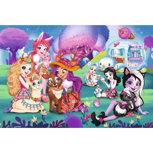 Puzzle maxi 24 elementy. Enchantimals. Wesoły dzień na Arena.pl