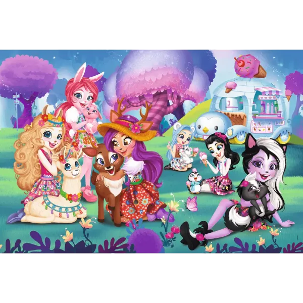 Puzzle maxi 24 elementy. Enchantimals. Wesoły dzień zdjęcie 3