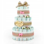 TORT z pieluch pampers PREZENT baby shower chrzest