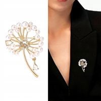 -% BROSZKA ZŁOTA DMUCHAWIEC PEREŁKI