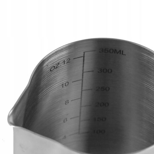 MLECZNIK stalowy kubek 350 ml DZBANEK do SPIENIANIA MLEKA STAL NIERDZEWNA na Arena.pl