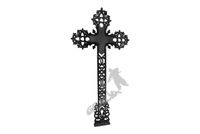 KRZYŻ ŻELIWNY NR 1 PIĘKNY WYSOKI NA GRÓB CMENTARZ KRZYŻYK