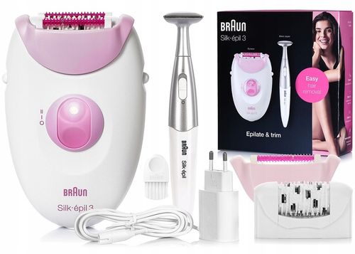 DEPILATOR BRAUN Silk-epil 3 SOFTLIFT TIPS - POWER + MASAŻ + TRYMER BIKINI na Arena.pl
