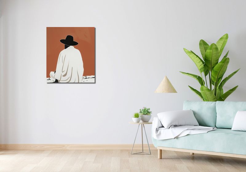 Obraz 60x70cm Rozmyślania w Oddali zdjęcie 2