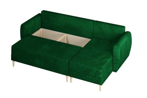 Narożnik rozkładany skandynawski PONO rogówka do salonu spanie na Arena.pl