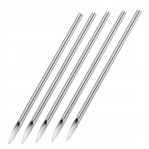 100X IGŁA DO PRZEKŁUWANIA PIERCING - 14G na Arena.pl