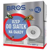 BROS Rzep do Siatek na Owady Samoprzylepny do Okien i Drzwi Taśma 5,6 m