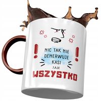 Kubek Bordowy Dla Kasi Koleżanki Żony Na Prezent Z Nadrukiem Ze Zdjęciem