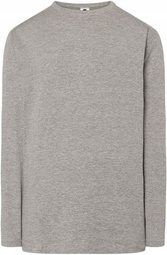 Podkoszulek męski z długim rękawem BAWEŁNIANY SZARY bez ocieplenia na Arena.pl