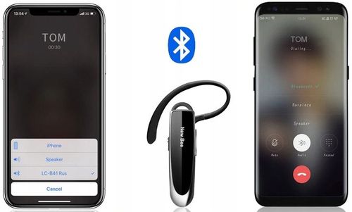 SŁUCHAWKA DO UCHA BLUETOOTH DLA KIEROWCY TIRA AUTA KURIERA DOSTAWCY LEKKA na Arena.pl