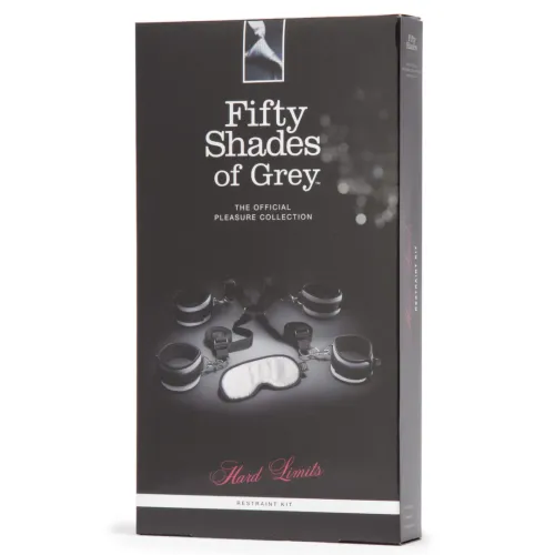 fifty shades of grey hard limits - zestaw pasow do łożka z kajdankami na Arena.pl