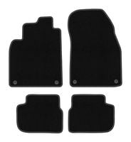Dywaniki welurowe BASIC Saab 9-3 II Cabrio 2002-2014 czarne