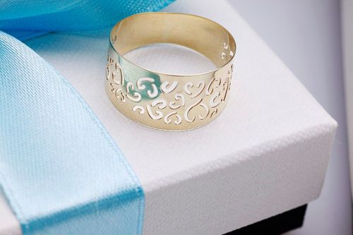 Złoty pierścionek PXC4659 na Arena.pl