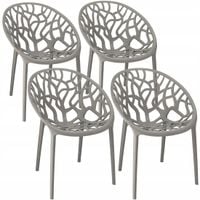 4 x krzesło albero szare