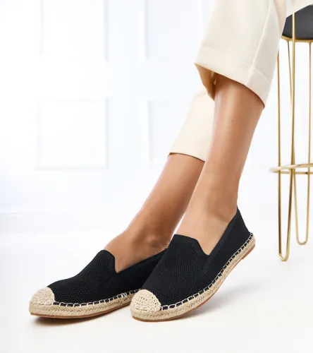 Czarne espadryle na platformie Luna 38 na Arena.pl