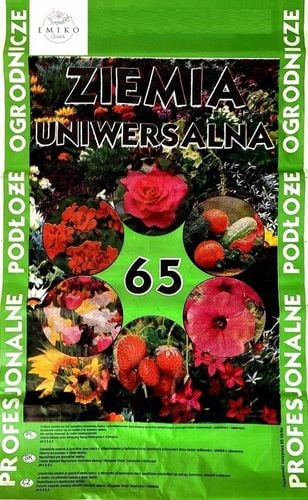 ZIEMIA UNIWERSALNA Do KWIATÓW warzyw OGRODOWA 65L Z NAWOZEM wysiew na Arena.pl