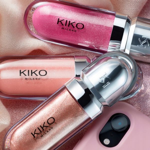 KIKO Milano 3D Hydra Lipgloss 19 Cream Cashmere zdjęcie 5