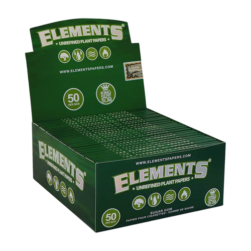 bibułki elements green king size slim na Arena.pl