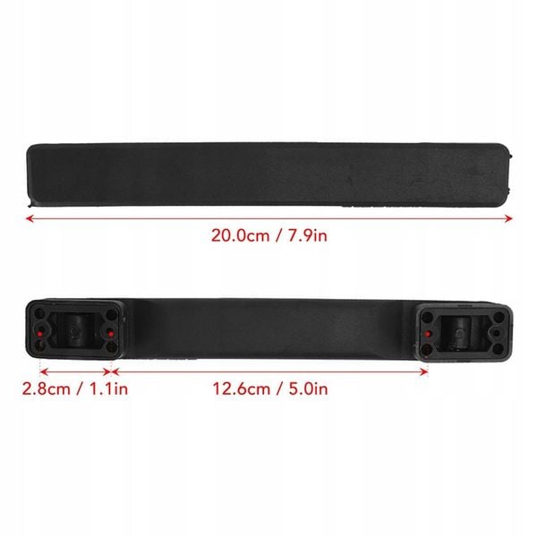 UCHWYT RĄCZKA CZĘŚĆ DO WALIZKI TORBY KUFEREK BAGAŻ CZARNA 20CM zdjęcie 7