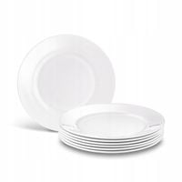 Zestaw TALERZY Deserowych Komplet MAŁE Talerzyki Tadar Suzi 25 cm 6 szt