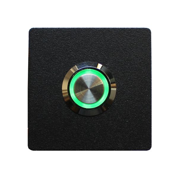 Przycisk dzwonka do domofonu wyjścia furtki bramy drzwi słupka LED czarny zdjęcie 5