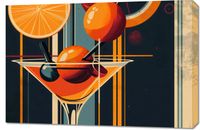 Obraz 90x60cm Koktajl w Stylu