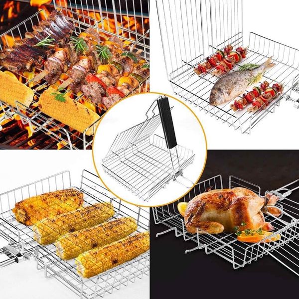 Kosz do grillowania Warzyw Ryb Mięsa zdjęcie 6