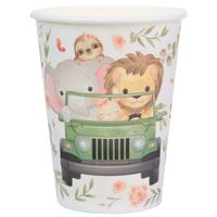 Kubeczki papierowe Mały Podróżnik safari las 10 szt.