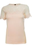 Bluzka Pudrowy Róż, Szyfon - 40 / L