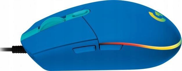 Mysz przewodowa LOGITECH G102 Lightsync Niebieski zdjęcie 4