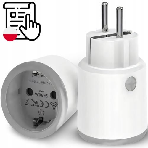 INTELIGENTNE GNIAZDKO WIFI SMART TUYA WATOMIERZ TIMER PROGRAMATOR GNIAZDO na Arena.pl