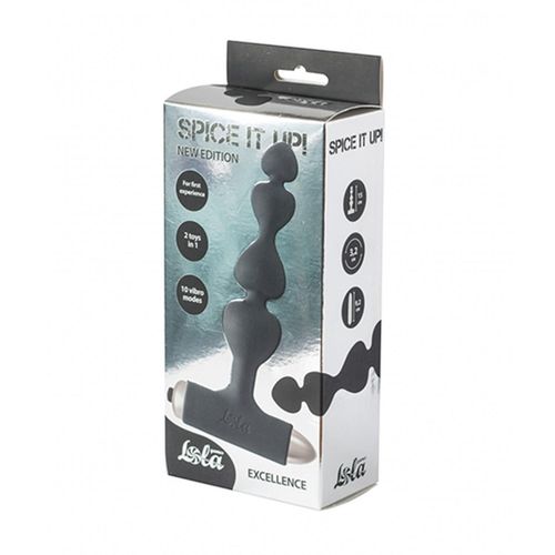 Vibrating Anal Plug Spice it up New Edition Excellence Black na Arena.pl