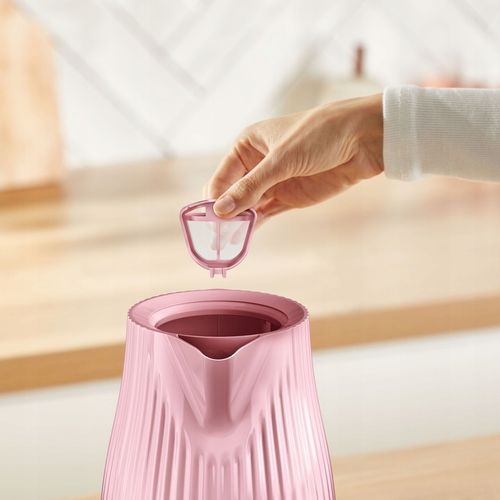 Czajnik elektryczny bezprzewodowy TEFAL Loft KO2517 2400 W różowy na Arena.pl