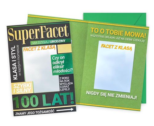 karnet Urodziny (super facet, lusterko) DK-1215 na Arena.pl