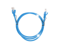 Patchcord Lanberg UTP kat.5e 1m niebieski
