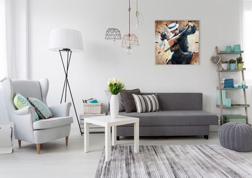 Zegar Ścienny - Tancerze Tango - 60X60 Cm - C3Ac60X60-3773 na Arena.pl