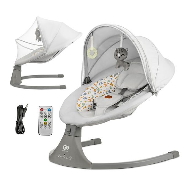 KINDERKRAFT Bujaczek LUMI 2 light grey zdjęcie 2